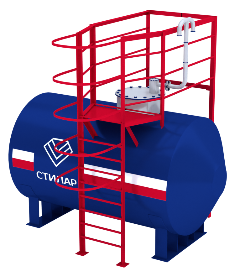 Горизонтальный резервуар РГСН для воды 20 м³ от завода-производителя