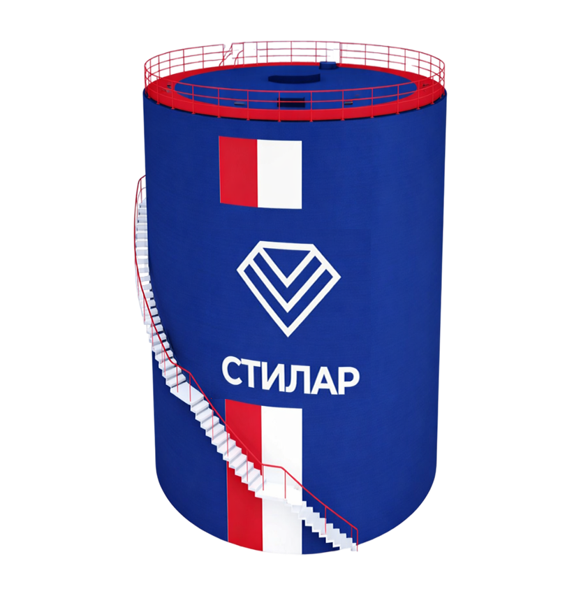 Цельносварной резервуар РВС для технической воды 15 м³ от завода-производителя